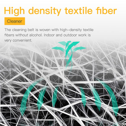 Komshine Handheld Cassette Optical Fiber Connector Cleaning Cartridge With Core, Fiber Connector Box