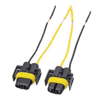 Car Headlight Socket Light Holder Plug With Cable, 1pair For 9005, 1pair For 9006, 1pair For H11 / H8 / 881