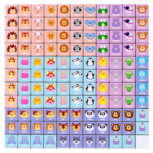 Children Wooden Fun Magnetic Puzzle Parent-child Interactive Desktop Game