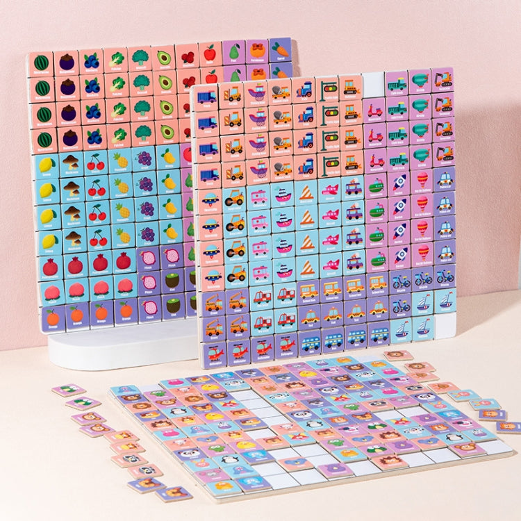 Children Wooden Fun Magnetic Puzzle Parent-child Interactive Desktop Game