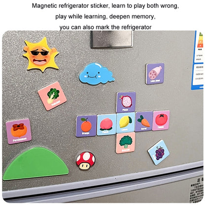 Children Wooden Fun Magnetic Puzzle Parent-child Interactive Desktop Game