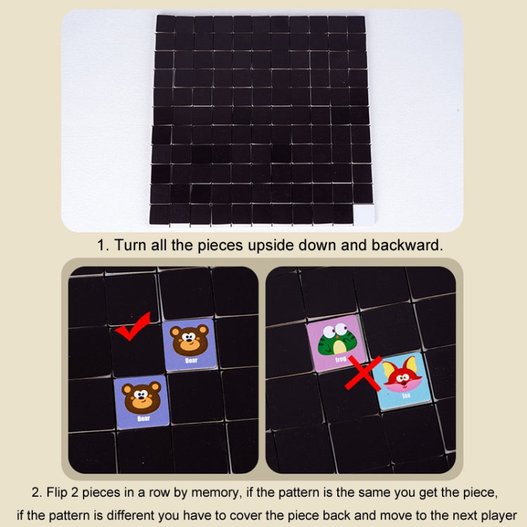 Children Wooden Fun Magnetic Puzzle Parent-child Interactive Desktop Game