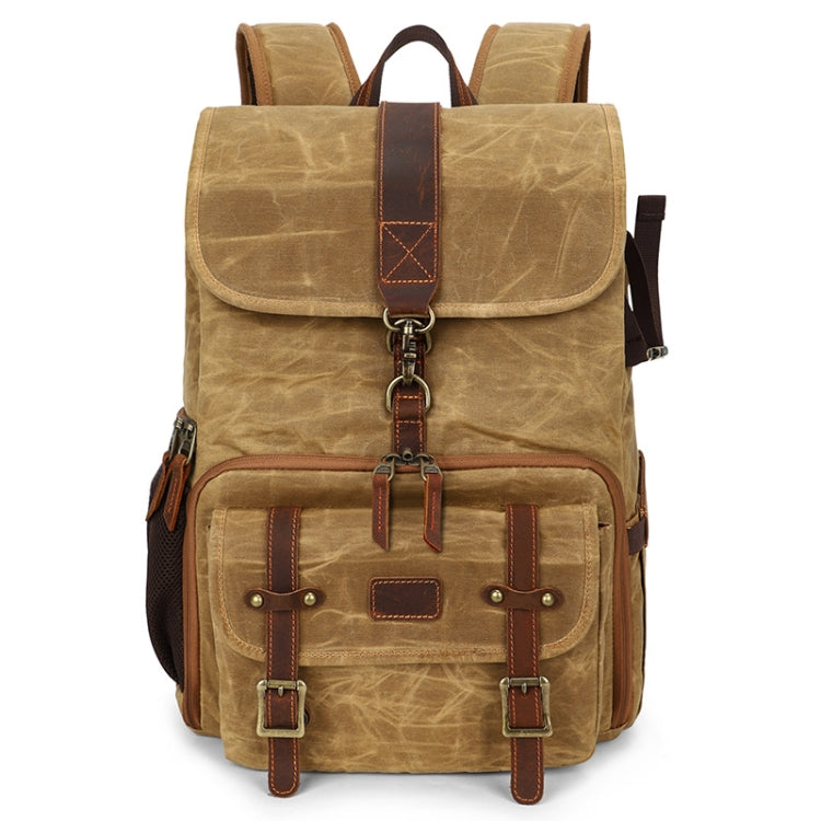 Large Capacity SLR Digital Camera Bag Laptop Backpack Canvas Storage Bag