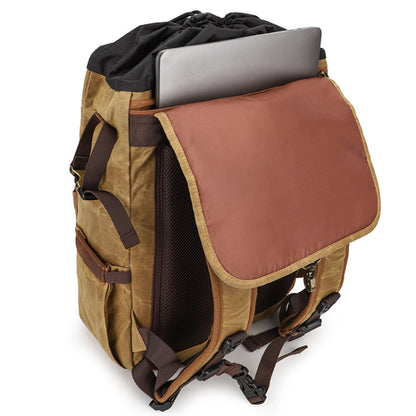 Large Capacity SLR Digital Camera Bag Laptop Backpack Canvas Storage Bag