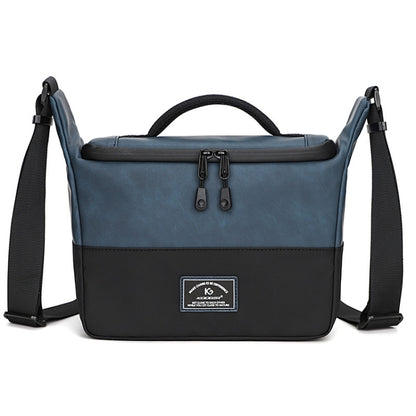 PU Leather Shoulder Crossbody Photography Bag SLR Camera Bag Lens Storage Bag
