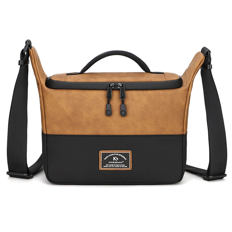 PU Leather Shoulder Crossbody Photography Bag SLR Camera Bag Lens Storage Bag