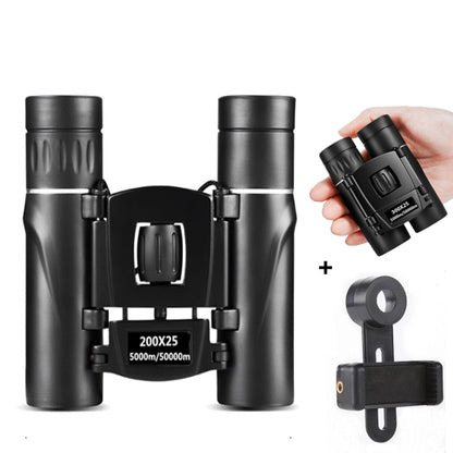 HD Powerful Folding Binoculars for Hunting Outdoor Camping, 200 x 25 Standard, 200 x 25 With Phone Clip, 500 x 25 Standard, 500 x 25 With Phone Clip, 3000 x 22 Standard, 3000 x 22 With Phone Clip