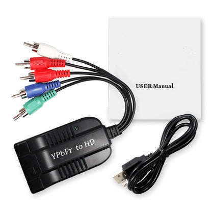 1080P Component To HDMI Adapter Cable YPbPr To HD Interface HD Converter, YPbPr To HD