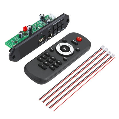 80W 12V Bluetooth MP3 Decoder Board With Power Amplifier Color Screen Call Recording, Big Remote Control, Silicone Remote Control, Small Remote Control