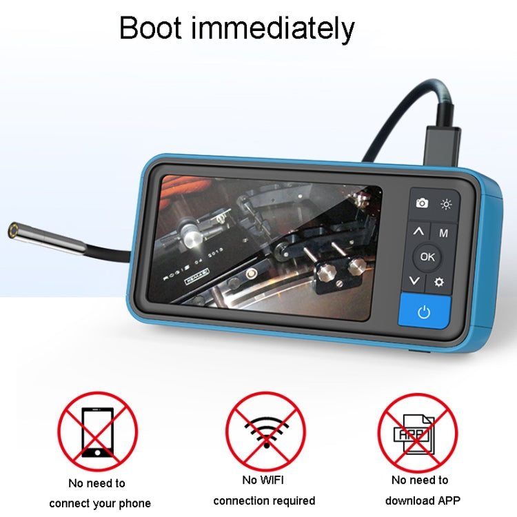 TESLONG MS450 5.5mm HD Pixel 4.5 Inch IPS LCD Screen Endoscope Auto Repair Tools, 5M, 5.5mm Single Lens / 5m