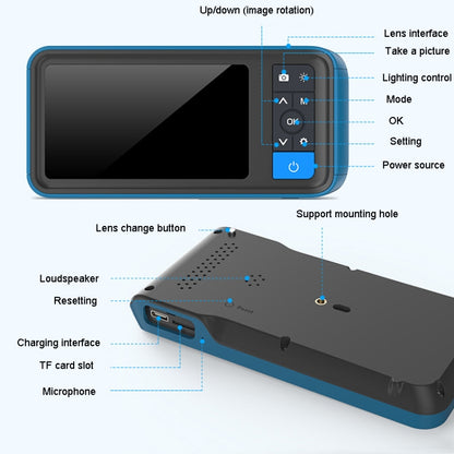 TESLONG MS450 5.5mm HD Pixel 4.5 Inch IPS LCD Screen Endoscope Auto Repair Tools, 5M, 5.5mm Single Lens / 5m