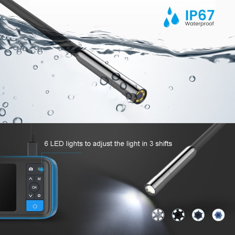 TESLONG MS450 5.5mm HD Pixel 4.5 Inch IPS LCD Screen Endoscope Auto Repair Tools, 5M, 5.5mm Single Lens / 5m