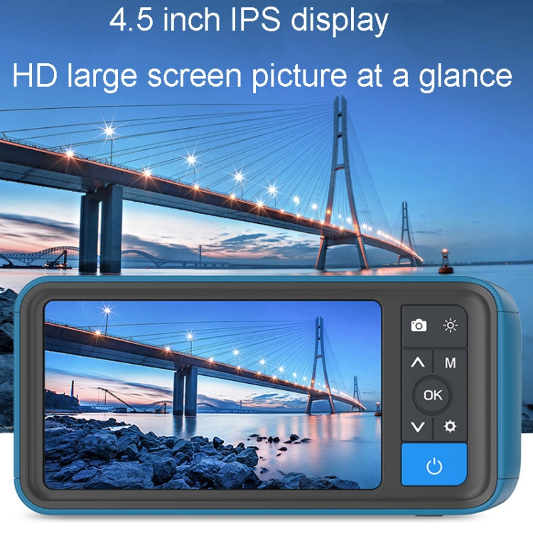 TESLONG MS450 5.5mm HD Pixel 4.5 Inch IPS LCD Screen Endoscope Auto Repair Tools, 5M, 5.5mm Single Lens / 5m