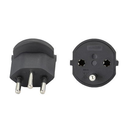 EU To Switzerland Convertible Plug With Ground Wire Travel Adaptor, Without Shell