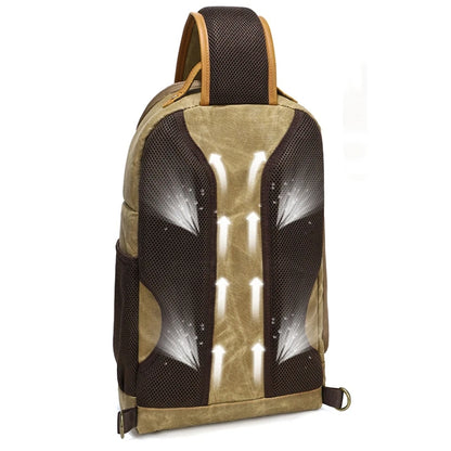 Outdoor Canvas Wear-resistant Waterproof Photography Shoulder Bag