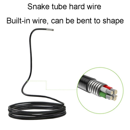 Teslong NTS500 5.5mm-3M Dual Lens 5 Inch Large Screen Industrial Pipe Borescope Industrial Inspection Tools, 5.5mm Dual Lens / 3m