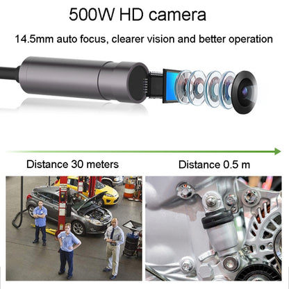 Teslong NTS500 5.5mm-3M Dual Lens 5 Inch Large Screen Industrial Pipe Borescope Industrial Inspection Tools, 5.5mm Dual Lens / 3m