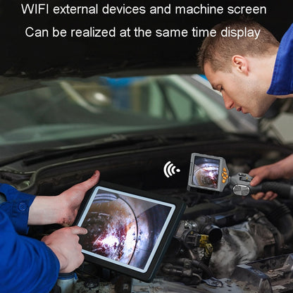 TESLONG TD500 8.5mm Lens HD 5 Inch Large Screen 360 Degree Dual Steering Borescope Industrial Components Overhaul, 8.5mm Single Lens