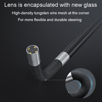 TESLONG TD500 8.5mm Lens HD 5 Inch Large Screen 360 Degree Dual Steering Borescope Industrial Components Overhaul, 8.5mm Single Lens