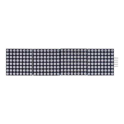 MAX7219 Point Battage Module LH Control Single-Chip Module 4 In 1 Display With 5P Cable, Red Light, Green Light, Blue Light