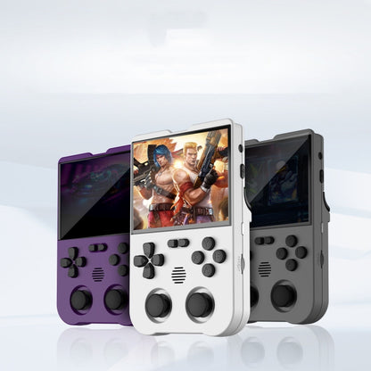 AMPOWN XU10 Handheld Game Console 3.5-Inch IPS Screen Linux System Portable Video Arcade, 64G, 128G, 256G