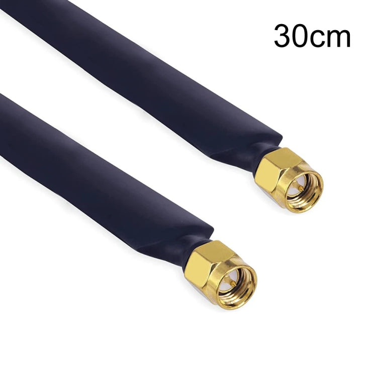 Fiberglass Antenna Through Wall Adapter Cable Flat Window Cable, RP-SMA Male To Female, SMA Male To Male, SMA Male To Female