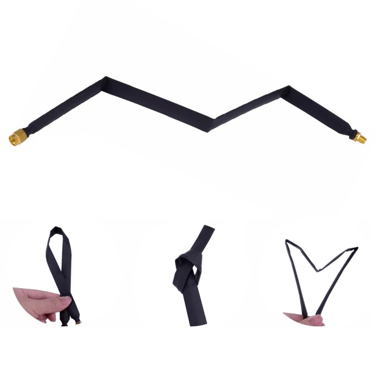 Fiberglass Antenna Through Wall Adapter Cable Flat Window Cable, RP-SMA Male To Female, SMA Male To Male, SMA Male To Female