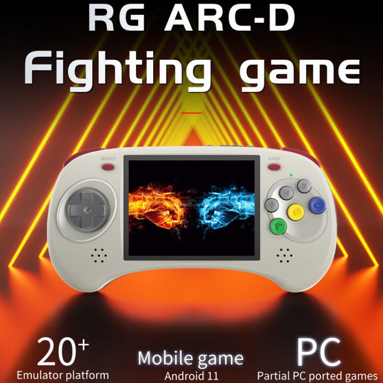 ANBERNIC RG ARC-D Handheld Game Console 4-Inch IPS Screen Linux / Android 11 System Portable Video Arcade, 128G, 256G