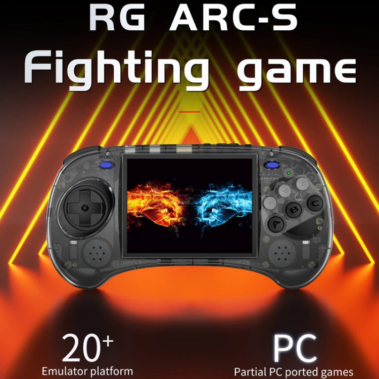 ANBERNIC RG ARC-S Handheld Game Console 4-Inch IPS Screen Linux System Portable Video Arcade, 128G, 256G