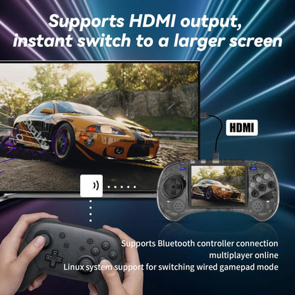 ANBERNIC RG ARC-S Handheld Game Console 4-Inch IPS Screen Linux System Portable Video Arcade, 128G, 256G