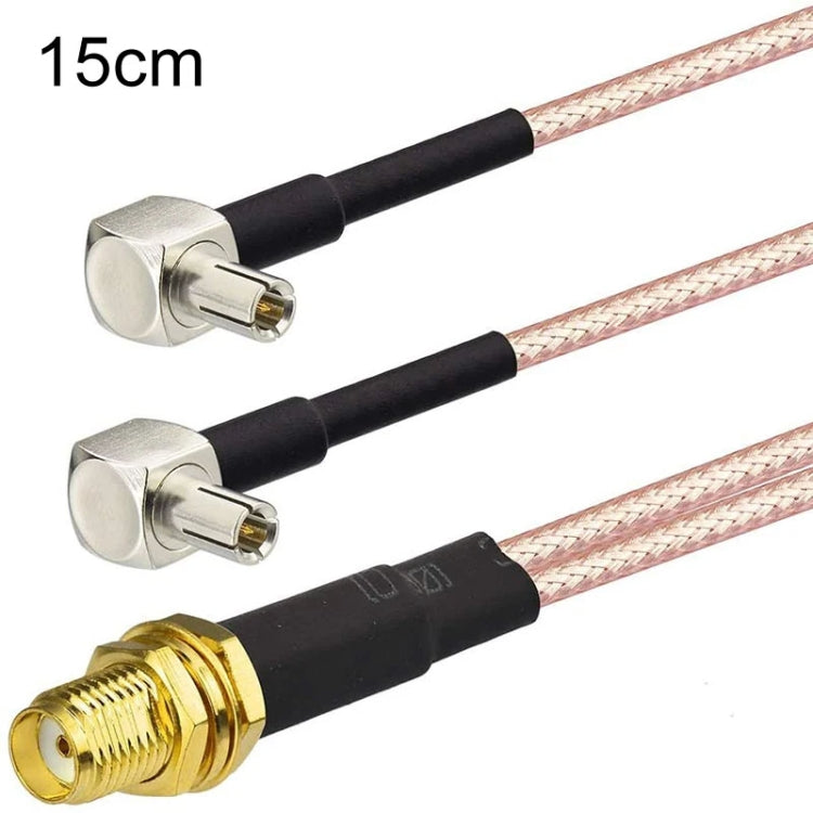 WiFi Antenna Extension Cable RG316 Extension Adapter Cable, SMA Female To 2 TS9 R, RP-SMA Female To 2 CRC9 R, RP-SMA Female To 2 TS9 R, SMA Female To 2 CRC9 R