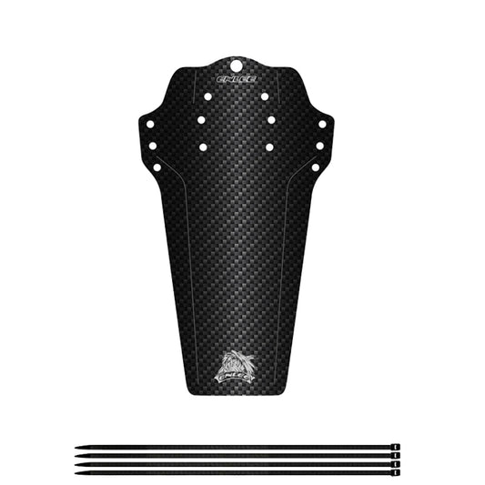 ENLEE Mountain Bike Fenders Mountain Bicycle Saddle Universal Riding Accessories, Carbon Fiber, Camouflage, Lightning