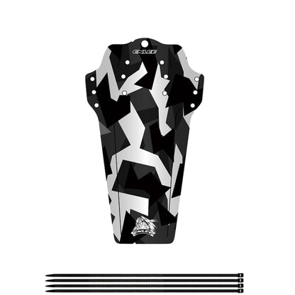 ENLEE Mountain Bike Fenders Mountain Bicycle Saddle Universal Riding Accessories, Carbon Fiber, Camouflage, Lightning