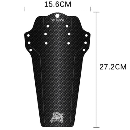 ENLEE Mountain Bike Fenders Mountain Bicycle Saddle Universal Riding Accessories, Carbon Fiber, Camouflage, Lightning