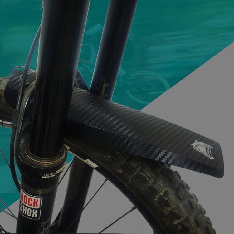 ENLEE Mountain Bike Fenders Mountain Bicycle Saddle Universal Riding Accessories, Carbon Fiber, Camouflage, Lightning