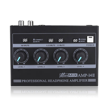 Mini HIFI 8-channel Monitoring Portable Headphone Amplifier Distributor, AMP-i4Ⅱ