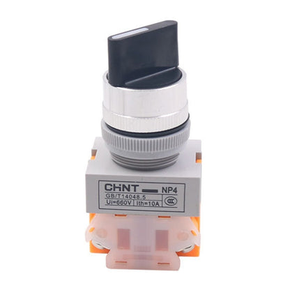 CHNT NP4-20X/31 Rotary Button 3-Position Self-Locking Transfer Switch Contacts 2 Normally Open