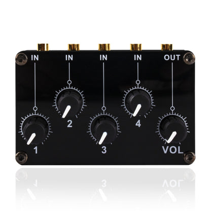 Portable 4-Way Stereo Line Passive Mixer Console, TX400