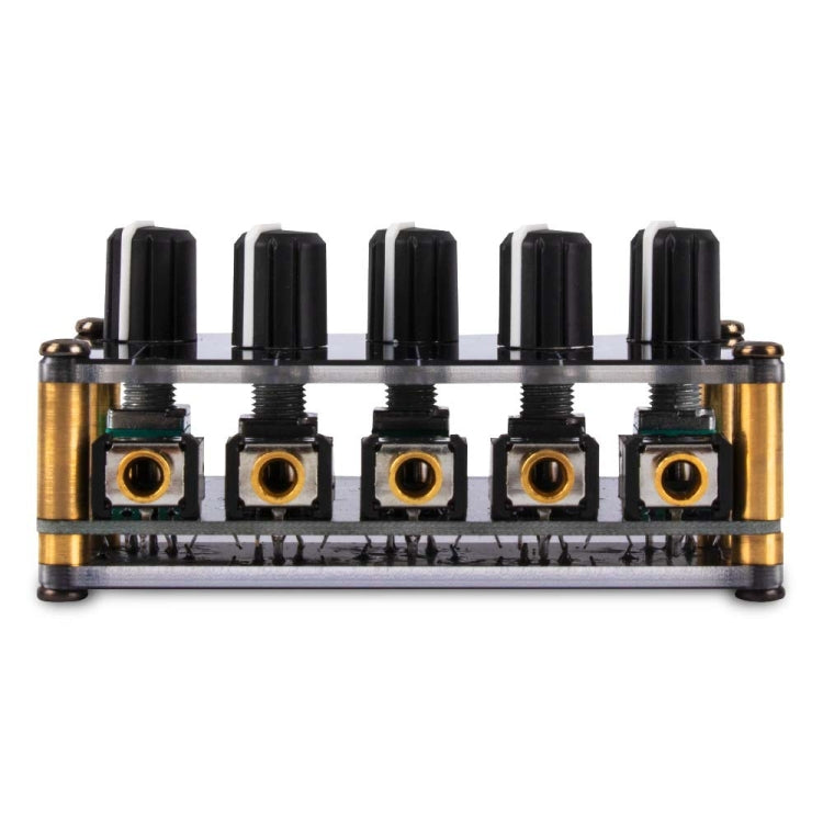Portable 4-Way Stereo Line Passive Mixer Console, TX400