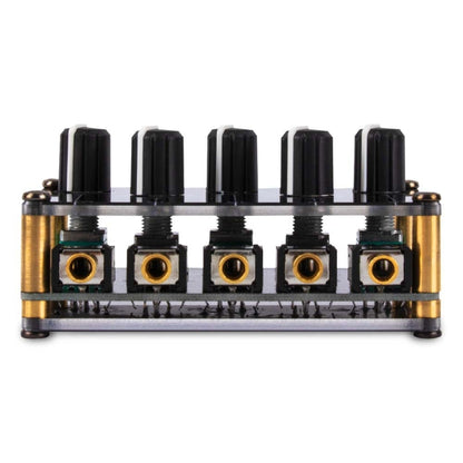 Portable 4-Way Stereo Line Passive Mixer Console, TX400