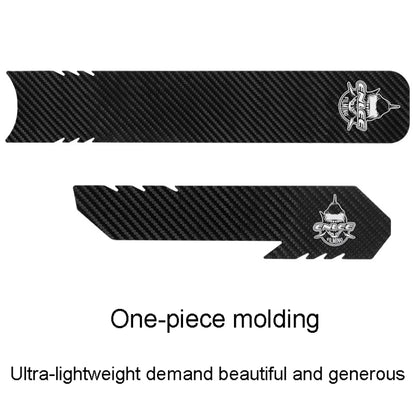 ENLEE E17305 6pcs /Set Road Bike Frame Stickers Thickened Waterproof Chain Guard Protector Decal, Carbon Fiber, Stripe, Anime, Diamond