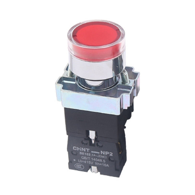 Pushbutton Switches With LED Light Silver Alloy Contact Push Button, CHINT NP2-BW3461/24V 1 NO, CHINT NP2-BW3462/24V 1 NC, CHINT NP2-BW3465/24V 1 NO+1 NC, CHINT NP2-BW3463/24V 2 NO, CHINT NP2-BW3461/220V 1 NO, CHINT NP2-BW3462/220V 1 NC