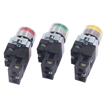 Pushbutton Switches With LED Light Silver Alloy Contact Push Button, CHINT NP2-BW3461/24V 1 NO, CHINT NP2-BW3462/24V 1 NC, CHINT NP2-BW3465/24V 1 NO+1 NC, CHINT NP2-BW3463/24V 2 NO, CHINT NP2-BW3461/220V 1 NO, CHINT NP2-BW3462/220V 1 NC