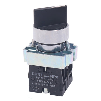 Power Transfer Switch Short Handle Master Knob 22mm, CHINT NP2-BD21 2 Gear Self-locking 1NO, CHINT NP2-BD25 2 Gear Self-locking 1NO+1NC, CHINT NP2-BD23 2 Gear Self-locking 2NO, CHINT NP2-BD33 3 Gear Self-locking 2NO