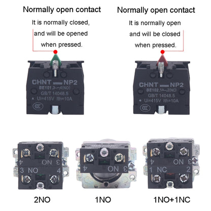 Power Transfer Switch Short Handle Master Knob 22mm, CHINT NP2-BD21 2 Gear Self-locking 1NO, CHINT NP2-BD25 2 Gear Self-locking 1NO+1NC, CHINT NP2-BD23 2 Gear Self-locking 2NO, CHINT NP2-BD33 3 Gear Self-locking 2NO