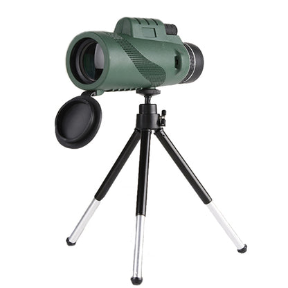 40x60 FMC Multi-layer Coated High-definition Monocular Binoculars, Standard, with Holder and Tripod