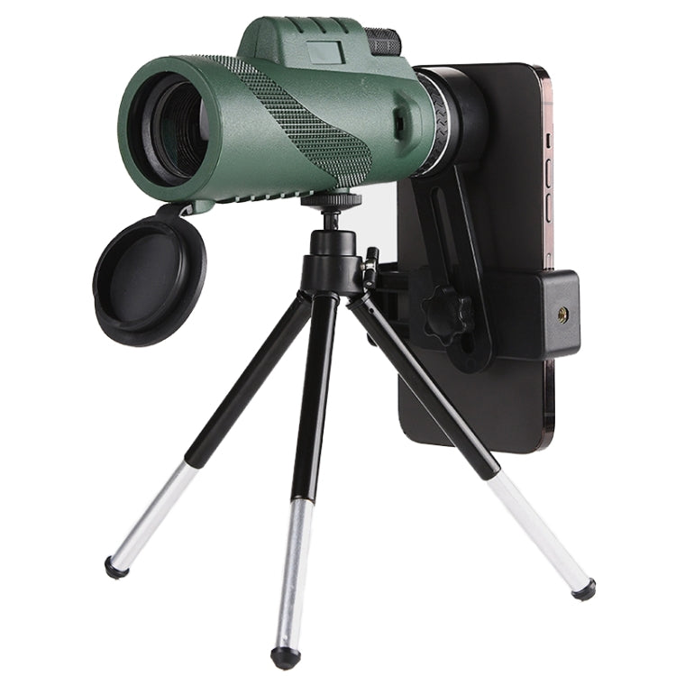 40x60 FMC Multi-layer Coated High-definition Monocular Binoculars, Standard, with Holder and Tripod