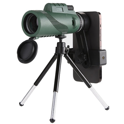 40x60 FMC Multi-layer Coated High-definition Monocular Binoculars, Standard, with Holder and Tripod