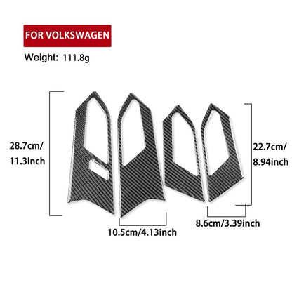 For Volkswagen Sagitar 2019-2023 4pcs /Set Left-hand Drive Door Handle Sticker