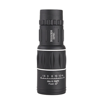 16x52 High Definition Outdoor Bird Viewing Monocular Telescope, 16x52 Prism, 16x52 Green Film, 16x52 without Bag, 16x52 with Clip+Tripod